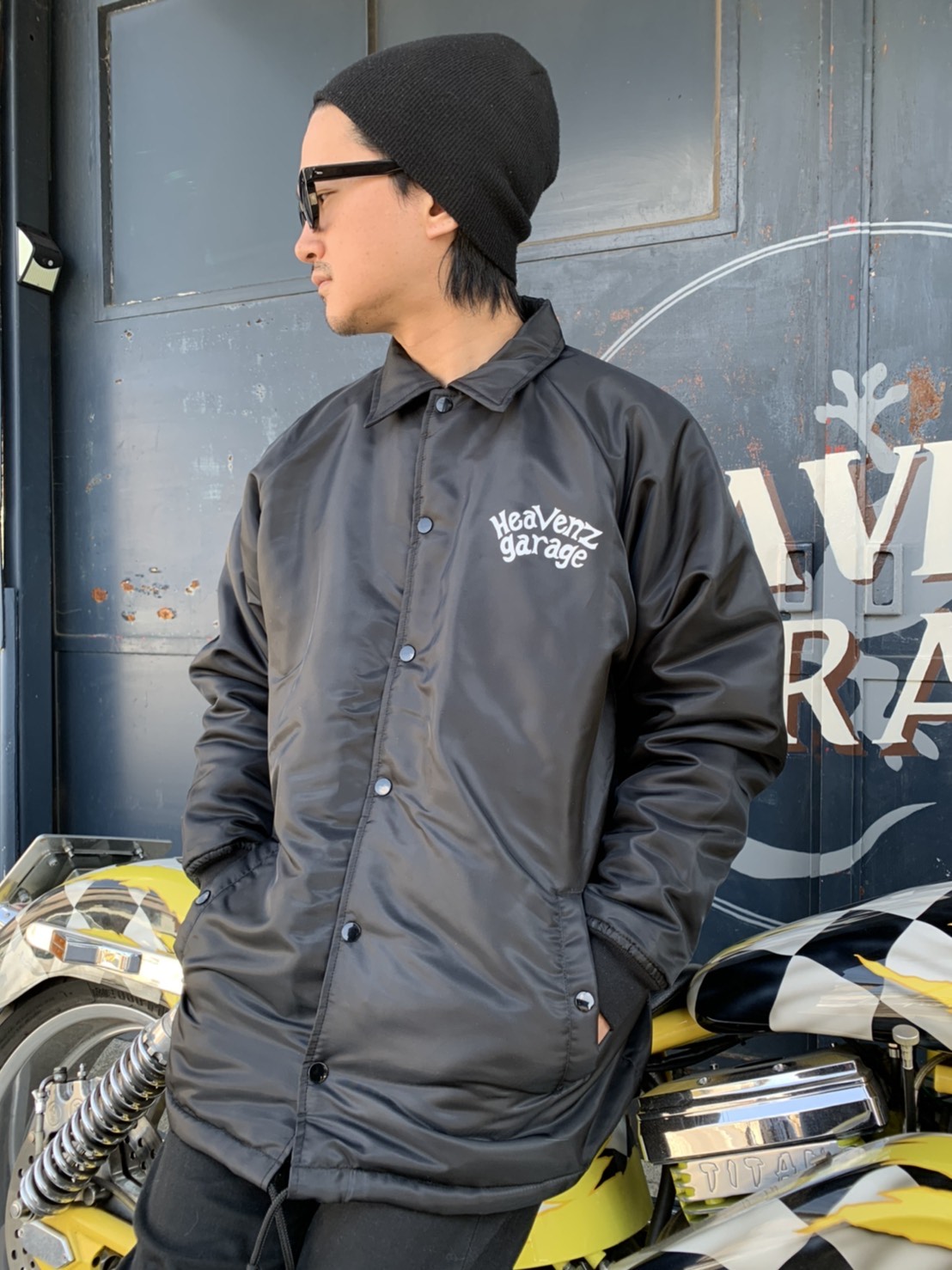 Heavenz Garage（ヘブンズガレージ） 03コーチジャケット COACH JACKET(裏ボア付き)